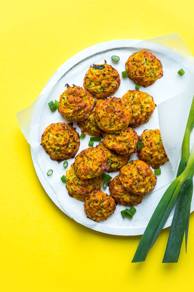 Zucchini Cheddar Bites