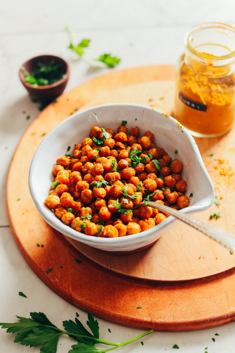 Crispy Baked Chickpeas