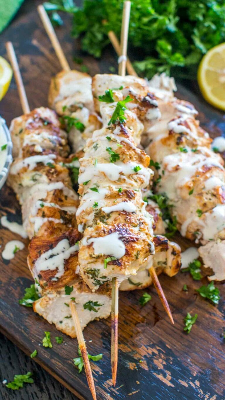 Italian Chicken Skewers