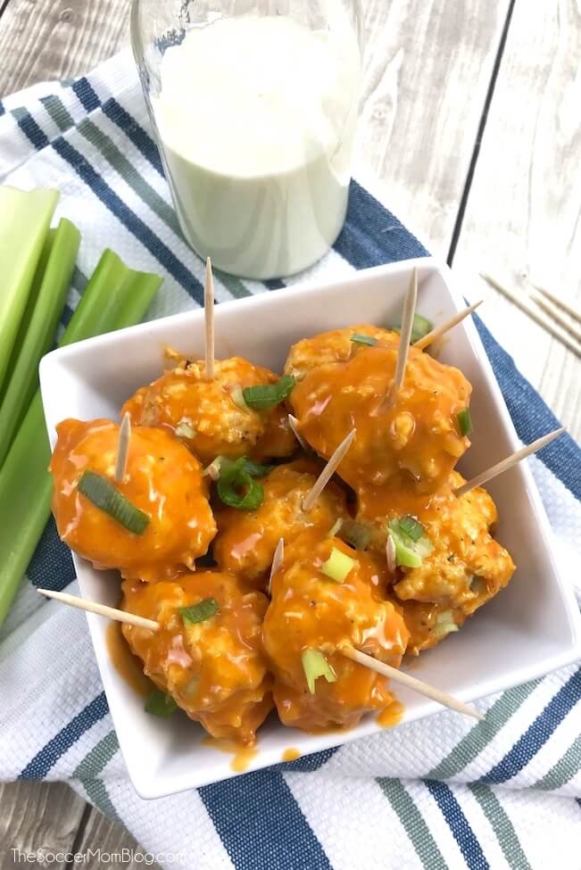 Buffalo Chicken Meatballs