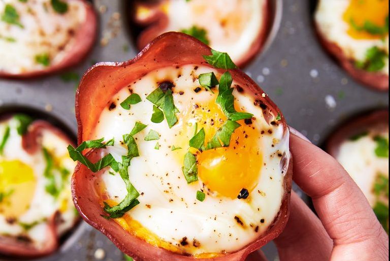 Ham and Cheese Egg Cup