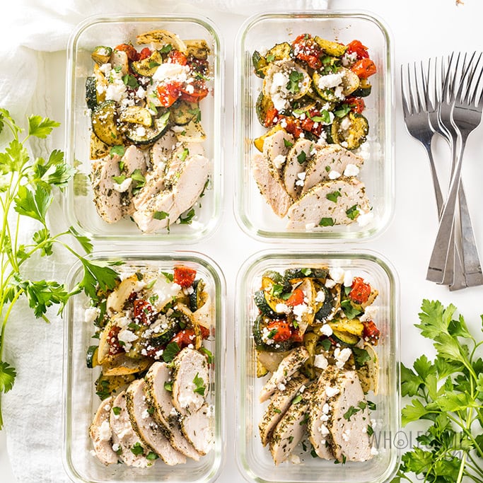 Greek Chicken Meal Prep