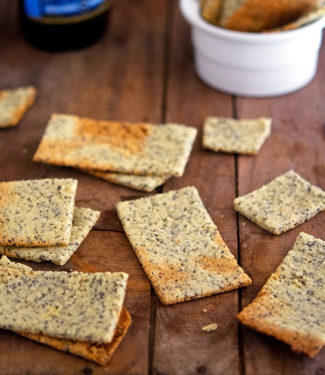 Almond Poppy Crackers