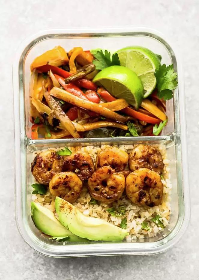 Sheet Pan Shrimp Fajitas