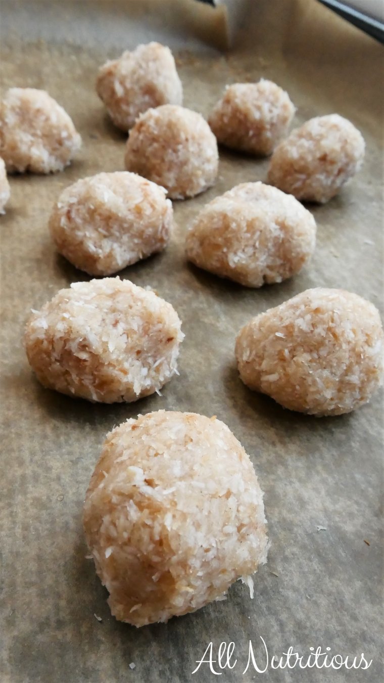 shredded coconut treats