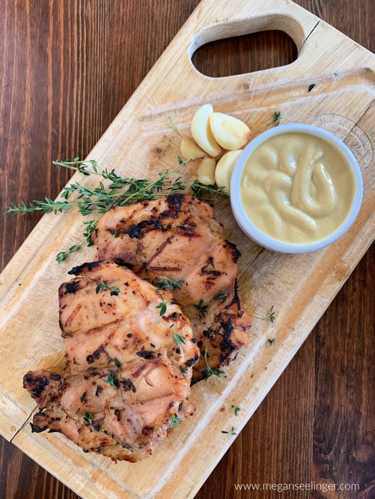 Chicken Thighs With Maple Dijon Marinade