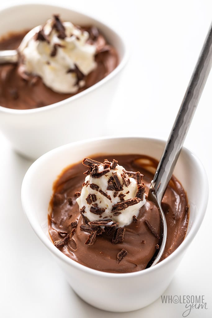 chocolate pudding options on low carb diet