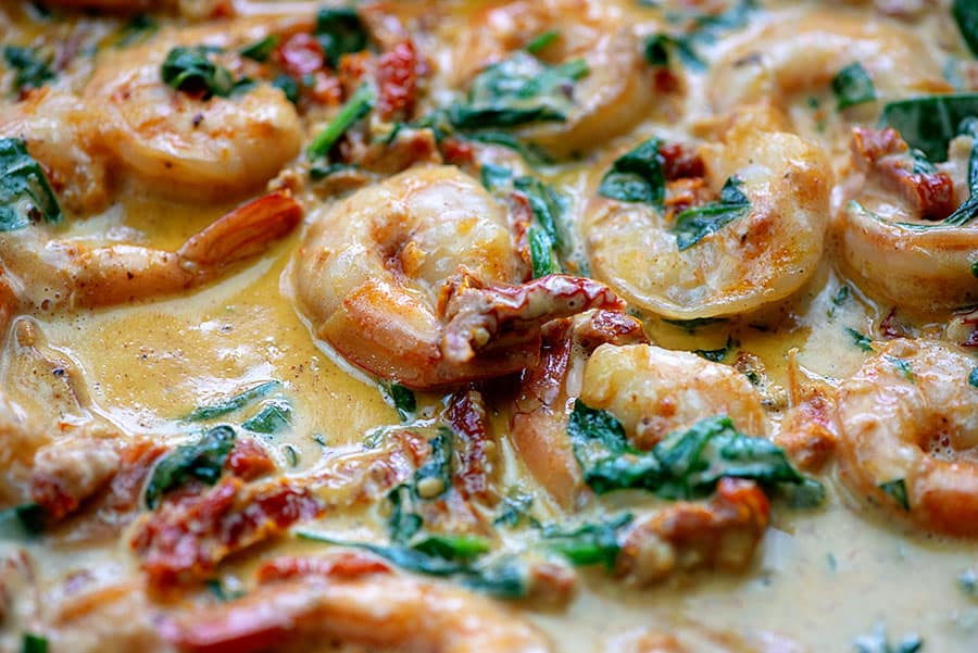 Creamy Tuscan Shrimp