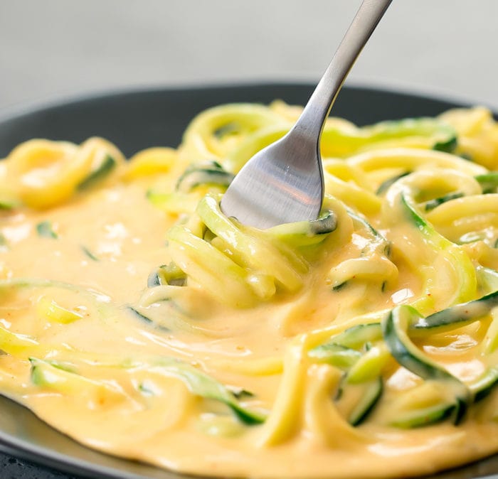 Zucchini Noodles Mac and Cheese