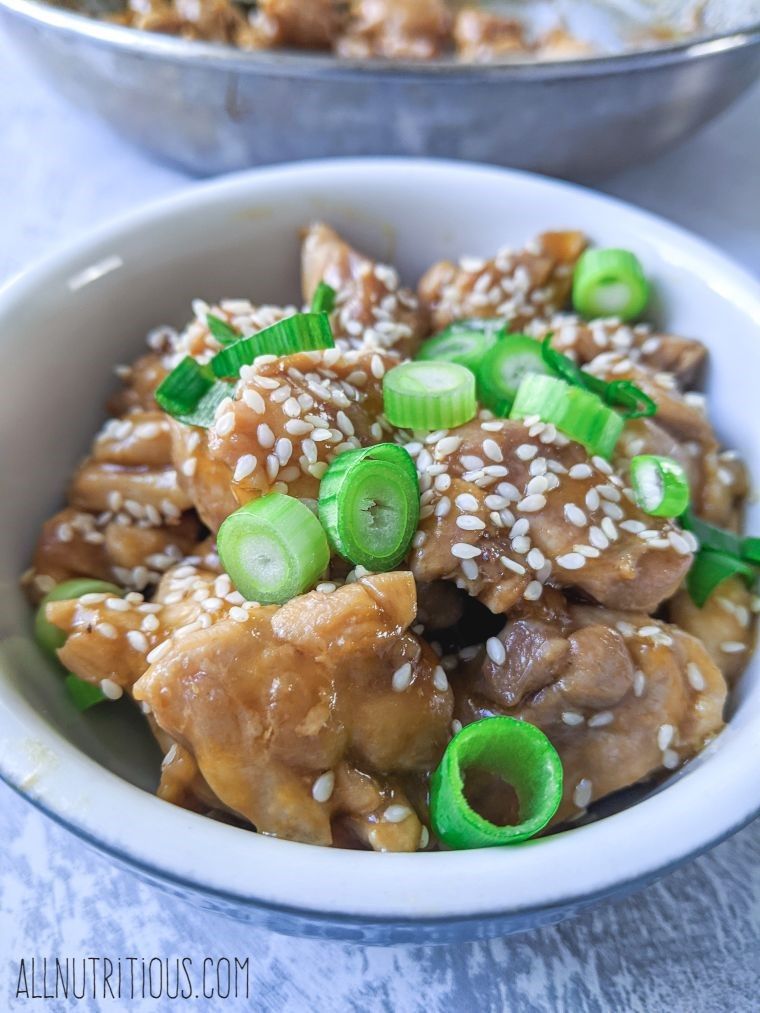 Keto Teriyaki Chicken With Sesame Seeds