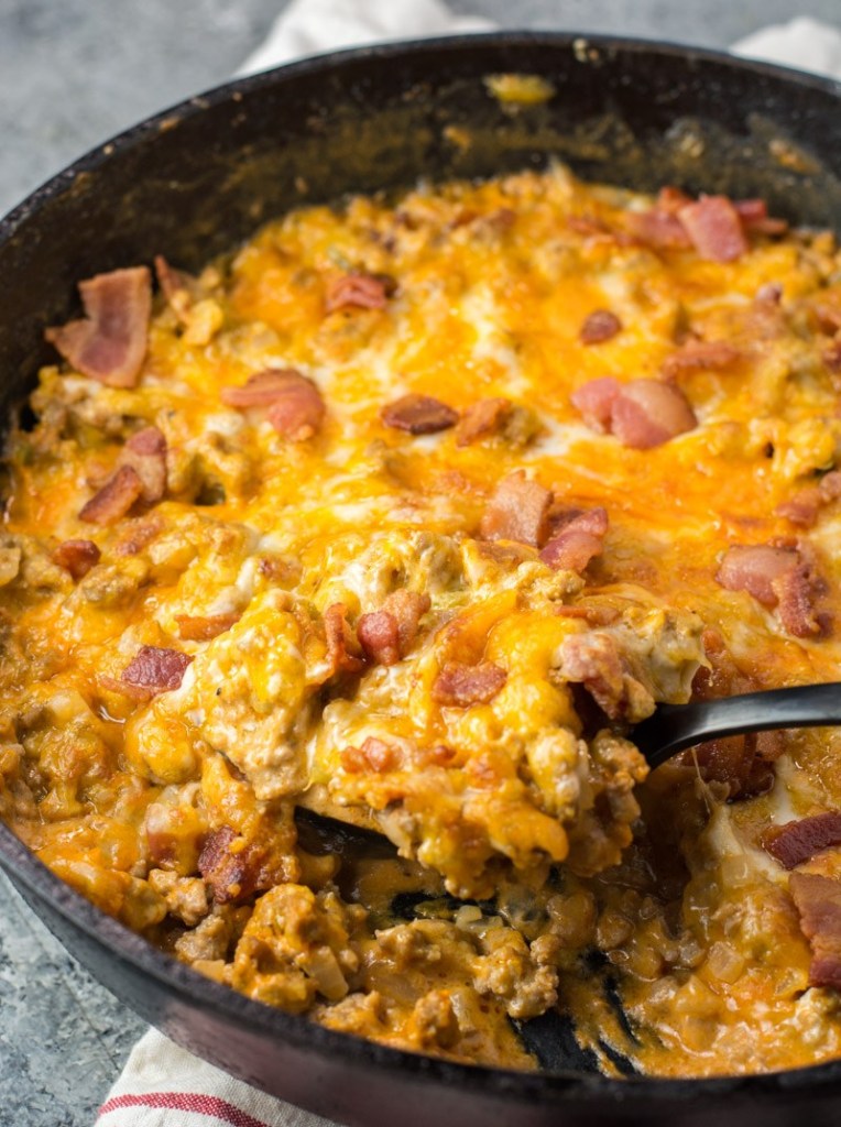 Bacon Cheeseburger Skillet