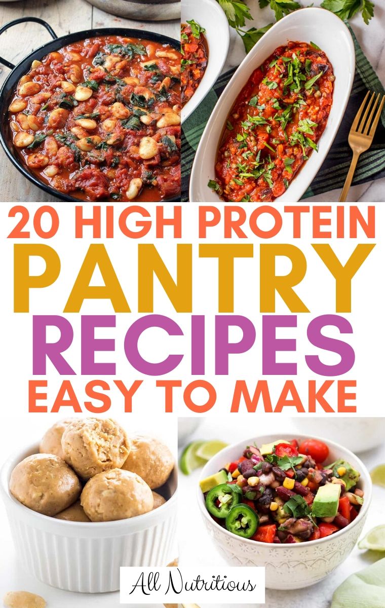 high protein pantry recipes