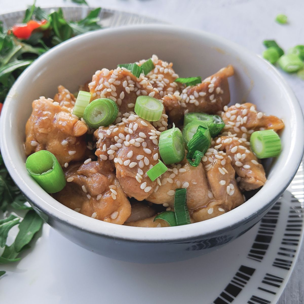 Keto Teriyaki Chicken With Sesame Seeds - All Nutritious