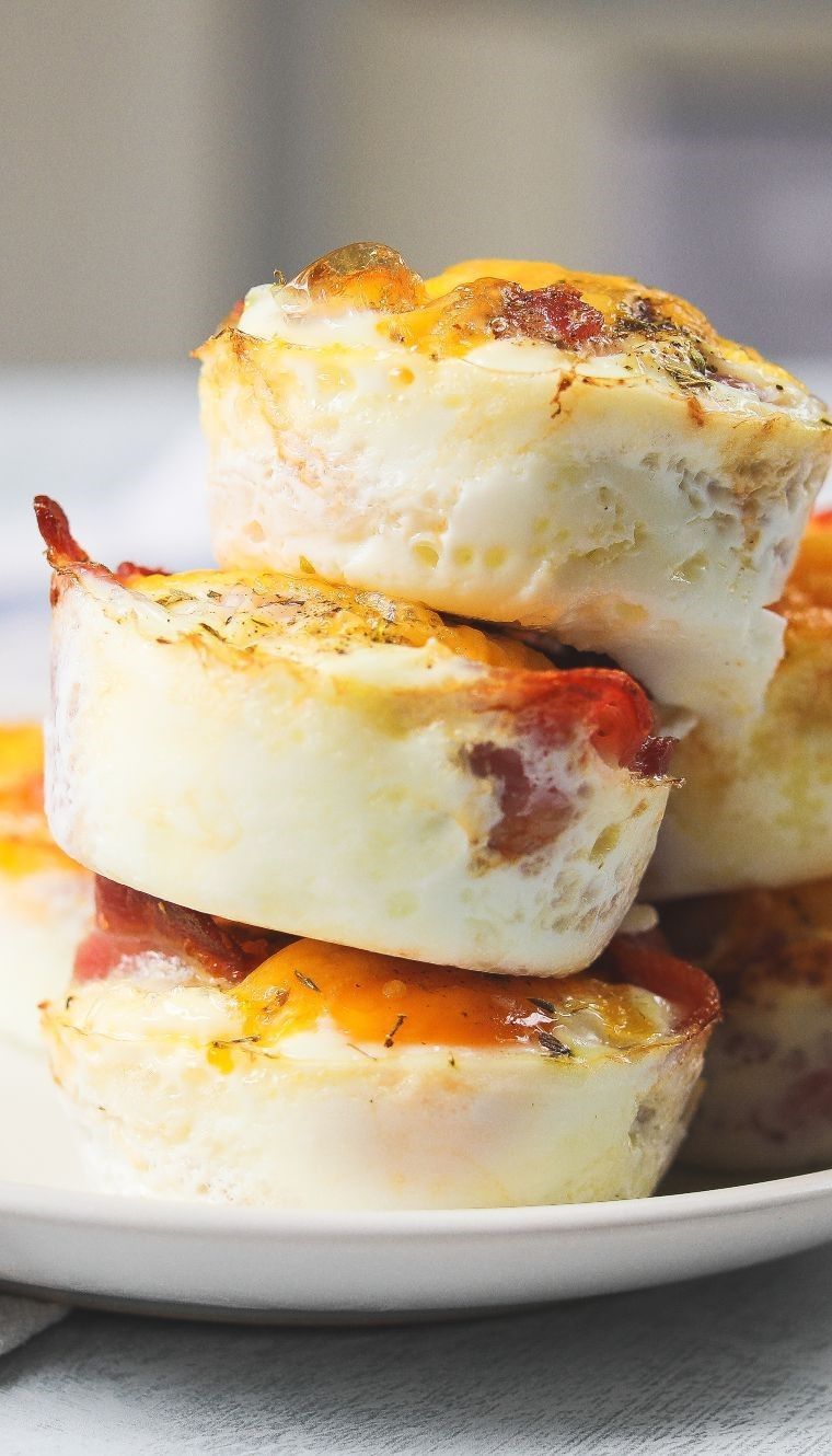 bacon Egg cups stacked