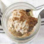 cinnamon protein overnight oats