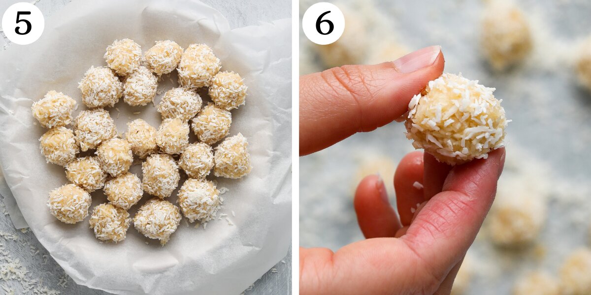 Healthy Coconut Protein Balls