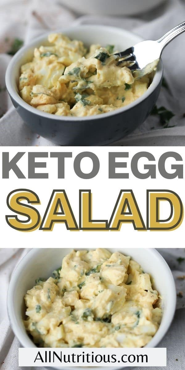 keto egg salad long pin