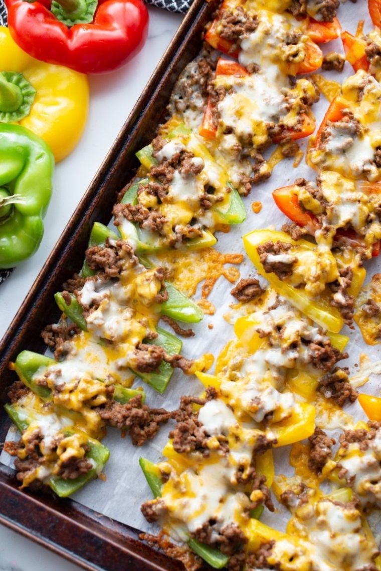 Bell Pepper Keto Nachos