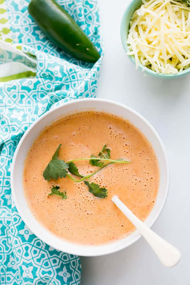 Tomato Jalapeno Cheddar Soup