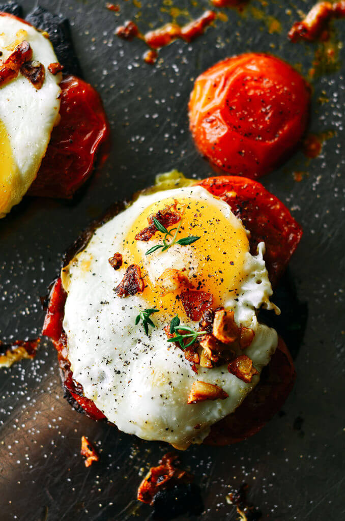 Portobello Egg Toast