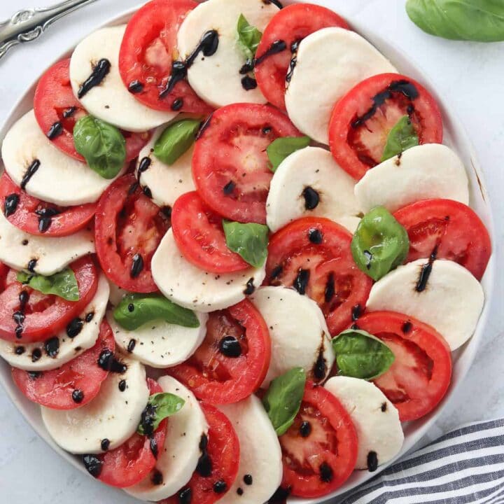 Tomato Basil Mozarella Salad