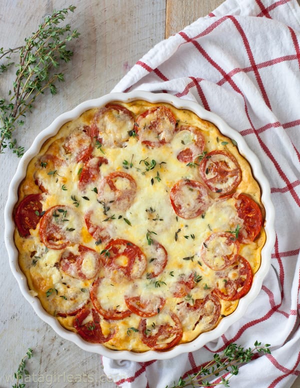 Gluten-Free Tomato Cheese Tart