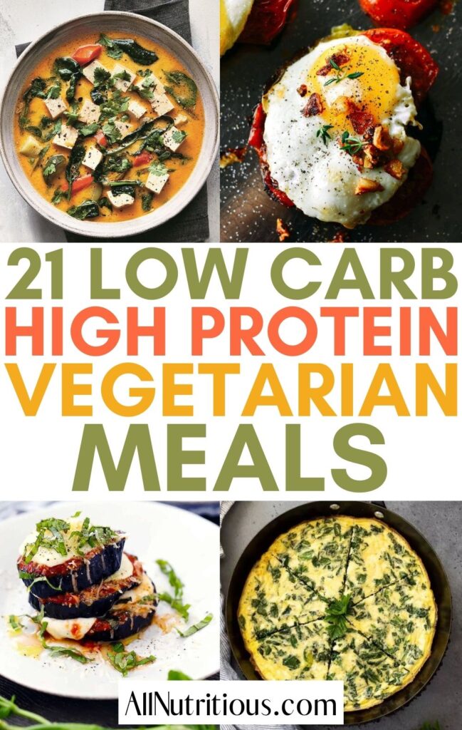 High Protein Low Carb Vegetarian Meal Plan