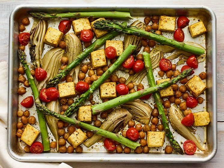 Sheet Pan Tofu With Vegetables