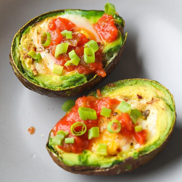 avocado egg bake