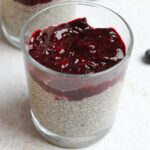 vegan blueberry chia pudding