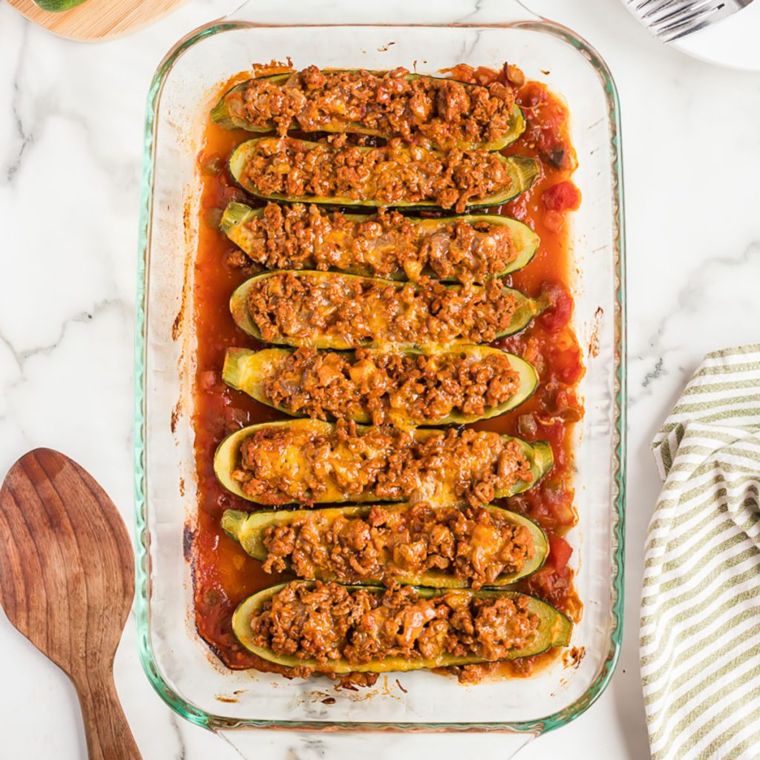 Zucchini Taco Boats