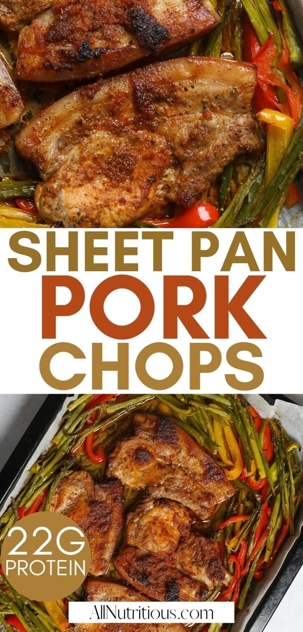 sheet pan pork chops