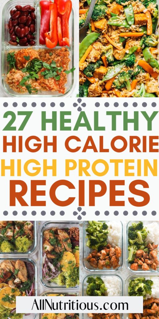 High Calorie High Protein Recipes