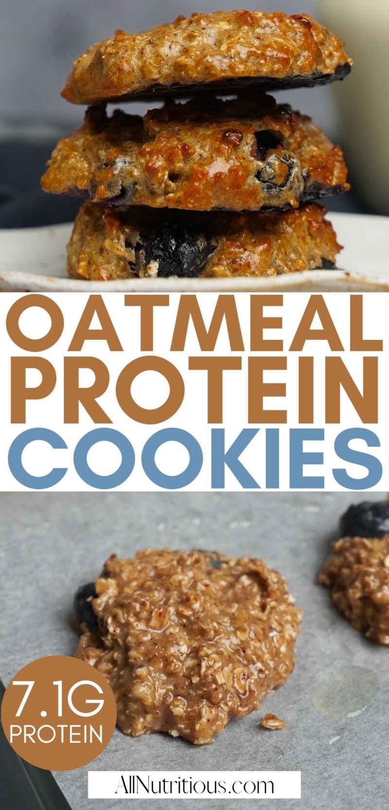 oatmeal protein cookies