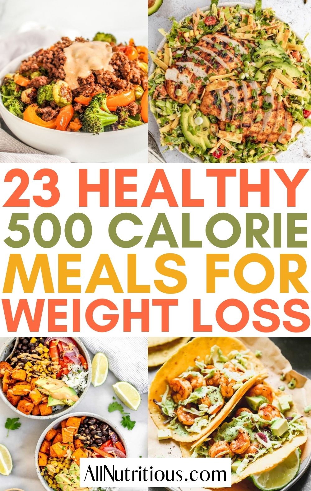 23 Healthy 500 Calories Meal Ideas - All Nutritious