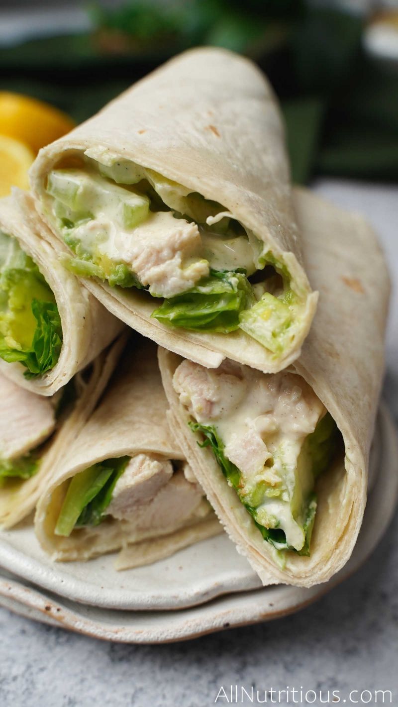 chicken salad wraps