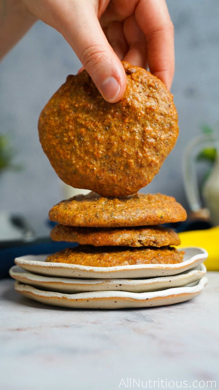 holding up protein cookie