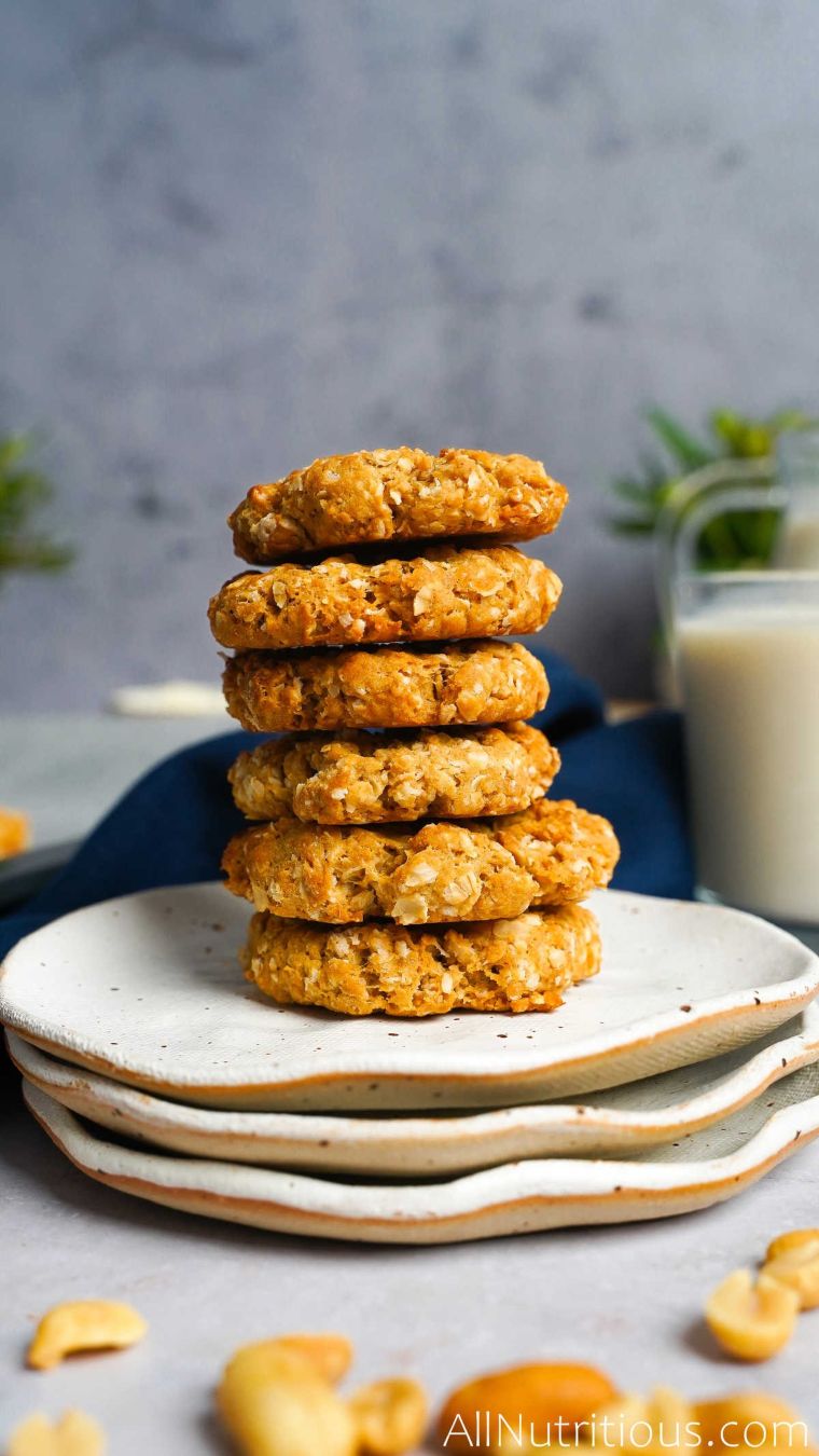 stack of protein cookies