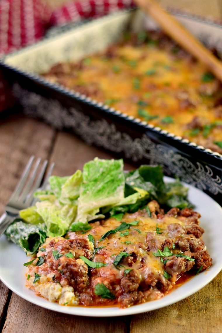 Low Carb Italian Beef Bake