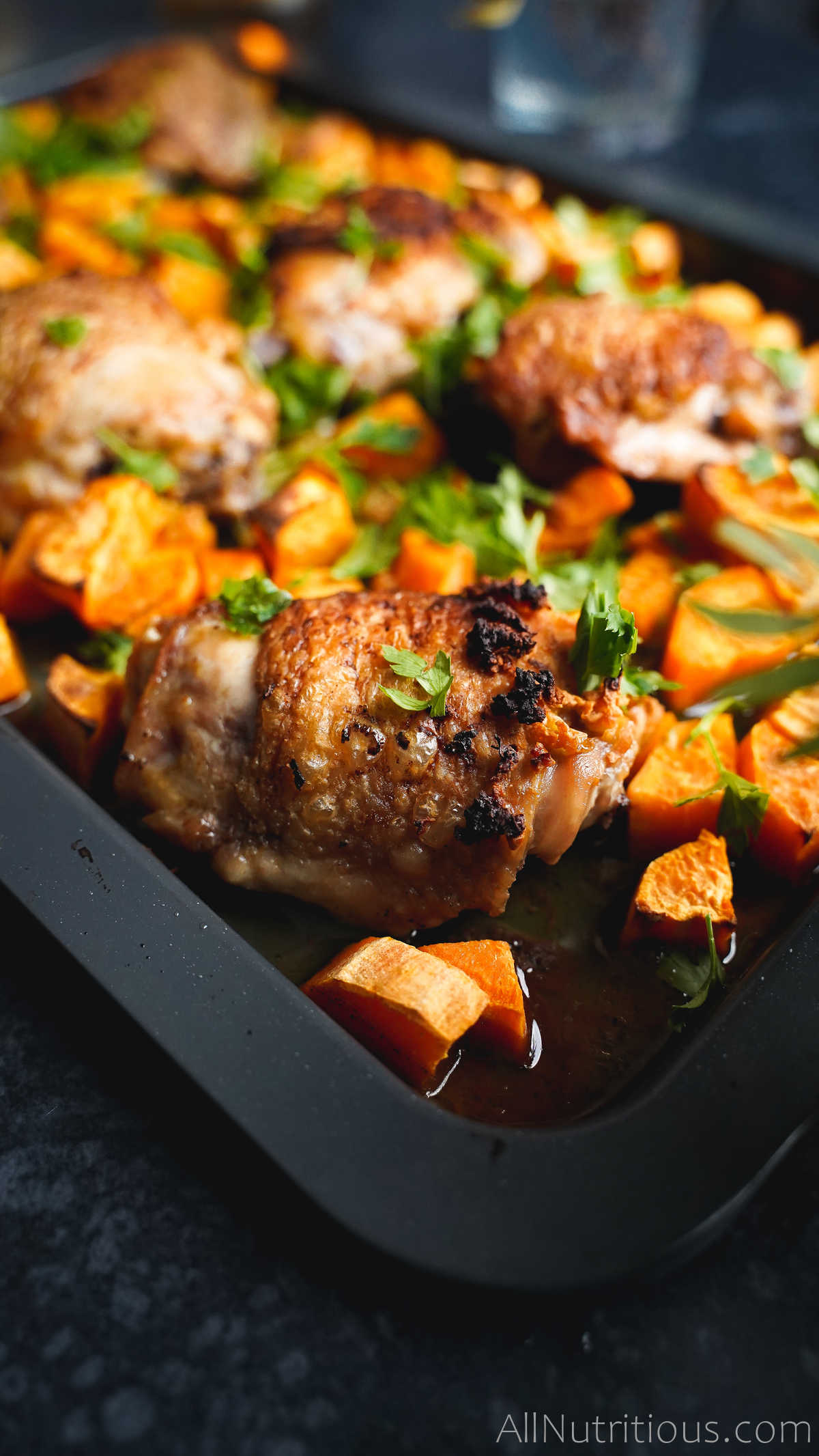 Lemon Chicken Thighs (Whole30, Gluten-Free, Dairy-Free) - All Nutritious