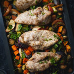 sheet pan chicken dinner