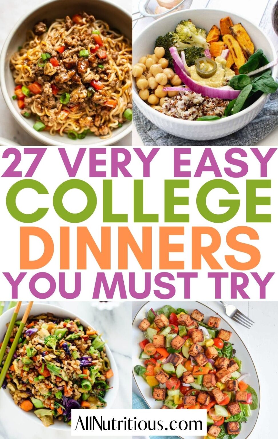 college students easy meals