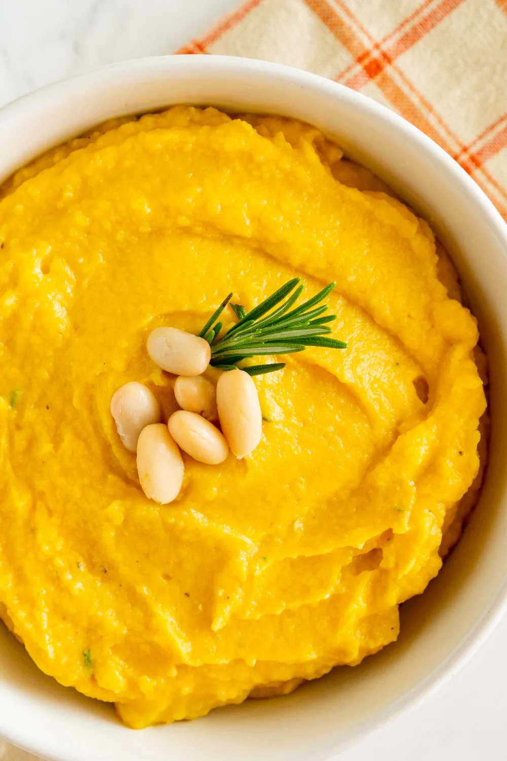 Mashed Butternut Squash with White Beans