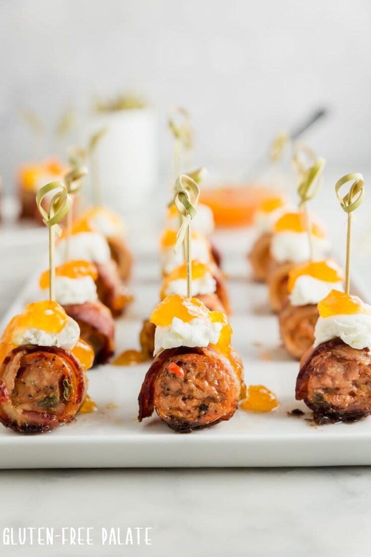 Sausage Appetizers with Bacon