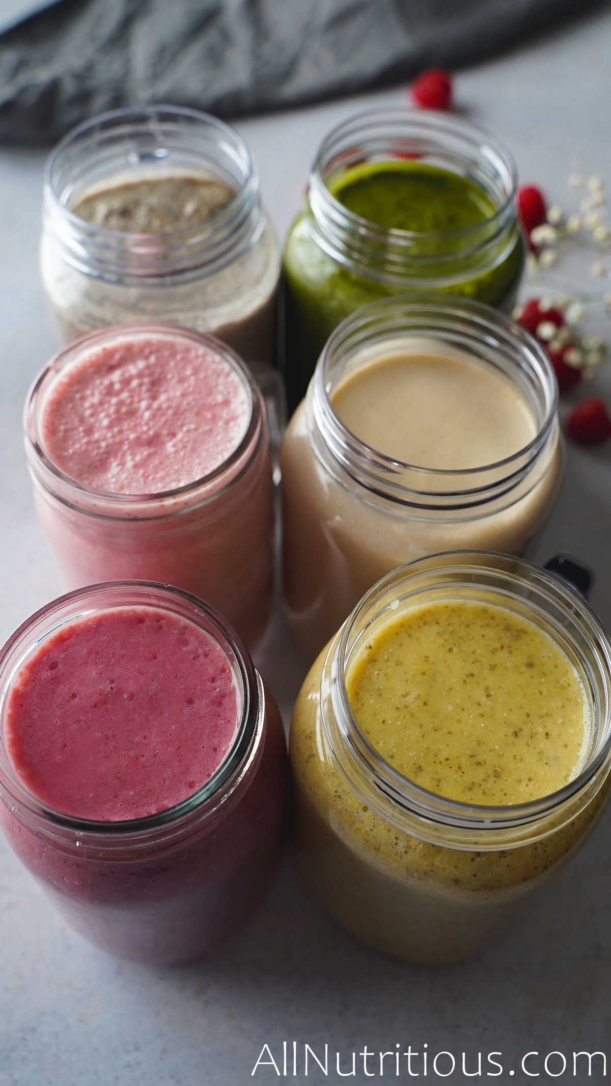 six smoothies