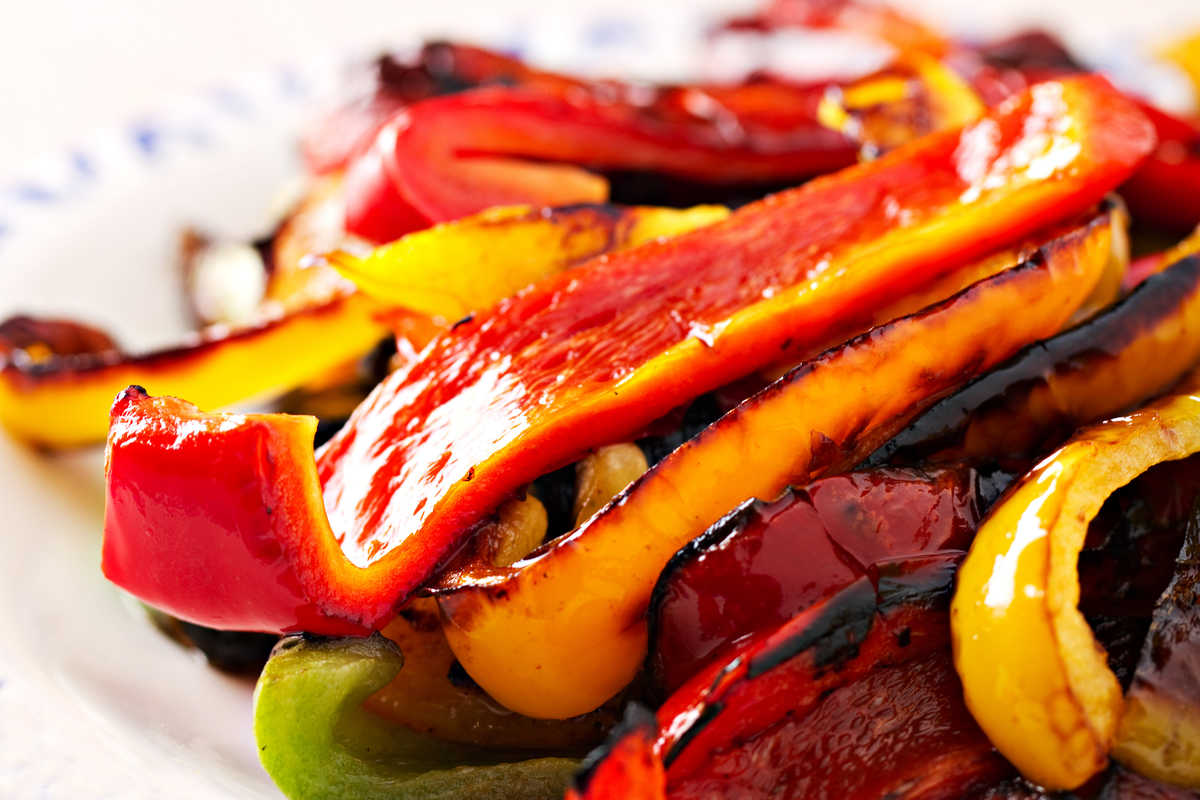 Marinated Roasted Bell Peppers