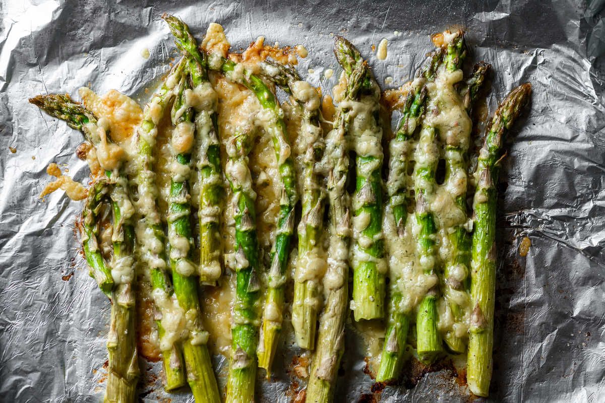 Lemon Parmesan Asparagus