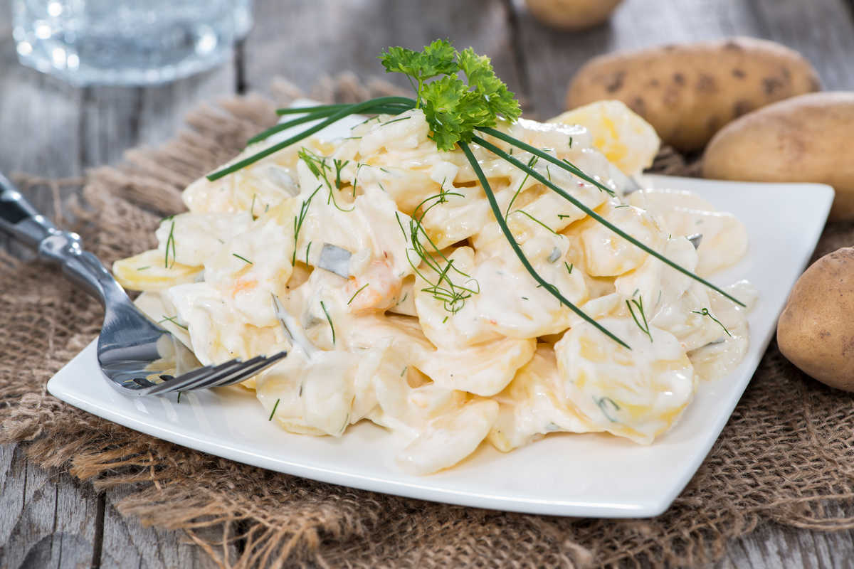 Loaded Mock Keto Potato Salad