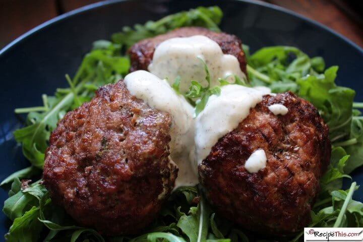 Air Fryer Lamb Burgers