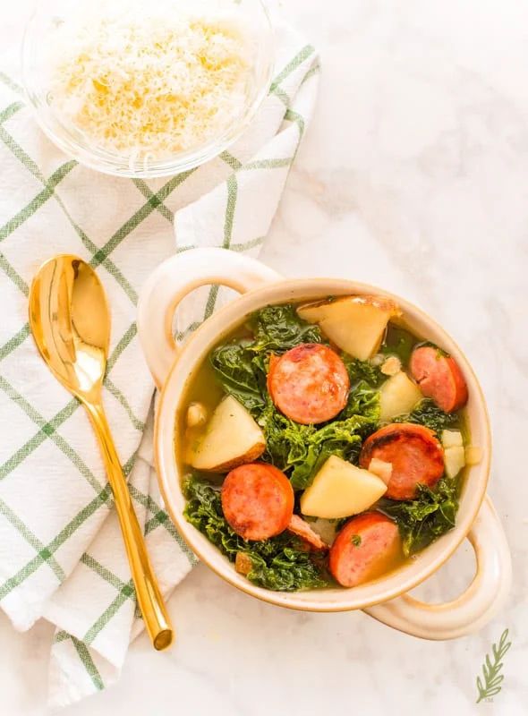 Sausage and Potato Stew with Kale